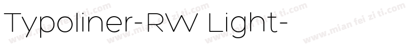 Typoliner-RW Light字体转换